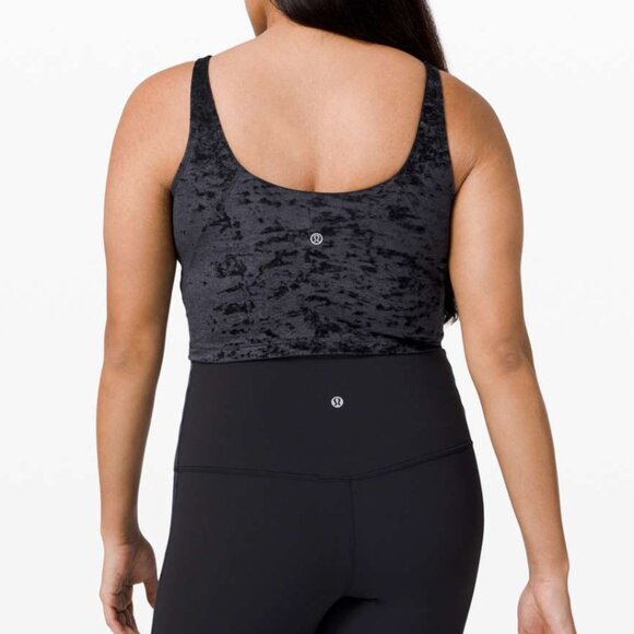 Lululemon Align Tank *Crushed Velvet Black size 6 - Picture 3 of 4